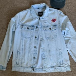 Seek Discomfort Jean Jacket and Hat